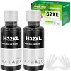 FANSHENG 31 32XL Inchiostro Compatibile con HP 31 32XL Flaconi di Inchiostro per Smart Tank 5105 7005 7006 7305 7306 7605 per Smart Tank Plus 315 319 455 515 (2 Pack, Nerox2)