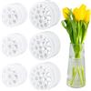bssmmai Hanataba, 6 supporti per fiori, a spirale trasparente, supporto per fiori, vaso Ikebana, accessorio fai da te, per composizioni floreali