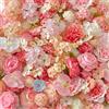 SSyang 20 Pezzi Fiori Finti per Decorazioni, 3cm-10cm,Teste di Rosa Artificiale di Seta, Colorato Fiori Artificiali per Decorazioni Fai da Te Feste Matrimoni Giardinaggio Decorazione D'interni (Rosa)