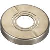 PATIKIL Flangia Divisa a Parete, 20/25/32mm Copri Tubi Termosifoni Copertura Piastra Rotonda in ABS Spessore Tagliabile per Tubo Acqua Rubinetto Decorazione,10mm Altezza, Grigio