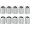 PATIKIL Distanziali in Alluminio M6, 10 Pz di Distanziali Metallici in Alluminio 6,2 Mm Id x 10 Mm Od x 12 Mm L, Distanziali a Vite in Alluminio Rotondi per Viti da 1/4 o M6