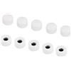 PATIKIL M5 Cappuccio Dado, 15pz Dado Dado Vite Pomello Cappuccio Inserto Bullone Coperchio Femmina Filettatura Zigrinata Ferramenta Raccordi Luce Fissaggi Bianco