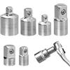 TESSTSY 6 Pezzi Set di Adattatori per Bussole,Adattatori per Chiavi a Bussola,Adattatore per Chiave a Cricchetto,da 1/2 à 1/4, da 1/2 a 3/8, da 1/4 à 1/2, da 1/4 a 3/8, da 3/8 a 1/2, da 3/8 a 1/4