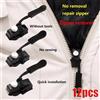NONE 3-12 pezzi kit di riparazione cerniera universale rapido istantaneo staccabile testa cerniera sostituzione cursore cerniera tirare giacca borse cappotto cucito fai da te
