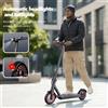 SUNNIGOO Monopattino Elettrico Leggero da 10.4Ah per Pendolari Adulti, Pneumatici Antiesplosione, Sistema di Doppio Freno, Supporto APP, E-scooter 25km/h o 30km/h