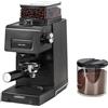 Cuisinart Macinacaffè elettrico ed espresso a macine coniche | 35 impostazioni | Contenitore 225 g | Compatibile portafiltro | Selettore 1-14 tazze | Include misurino e spazzola