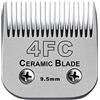 AUDOC Lame in ceramica staccabili per tosatrice per cani da compagnia, compatibili con Andis, Oster A5, tosatrici serie Wahl KM, taglia-4FC 3/8"(9,5 mm) Lunghezza di taglio