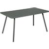 Fermob - Tavolo rettangolare Luxembourg - Verde - Alluminio laccato - Designer Frédéric Sofia
