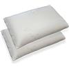 Talamo Italia Dmora Talamo Italia - Guanciale Cancro, Cuscino ergonomico saponetta in Memory Foam, 100% Made in Italy, Anallergico e Traspirante, 71x41xh13 cm, Set da 4