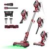 Vactidy Blitz C8, aspirapolvere con filo, motore turbo 600W, aspirazione 60000Pa, peso leggero 1,7 kg
