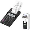 Calcolatrice Casio scrivente portatile HR-8RCE-BK