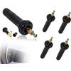 AOYEGIC 4 pezzi sensore pressione pneumatici,sensore sistema monitoraggio pressione pneumatici TPMS,valvola in gomma,sensori monitoraggio pressione pneumatici,stelo valvola valvola di ricambio