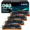 Q-image 069 Cartucce Toner Compatibile con Canon 069 069H Toner Ricambio per Canon imageCLASS MF752Cdw LBP673Cdw MF753Cdw MF753Cdw LBP674Cx LBP674Cdw MF751Cdw MF754Cdw MF756Cx (Confezione da 4)
