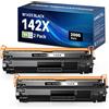 Q-image 142X W1420X Toner Con Chip Compatibili per HP 142X W1420X 142A W1420A per Laserjet Pro M110w M110 MFP M140w M140 M139w M139 (Nero, 2-Pack)