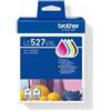 Brother LC527VAL Multipack Originale Inchiostro Nero Ciano Magenta Giallo