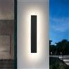ZTWLEED Applique Esterno LED 8W 40CM Nero IP65,Luce Bianco Naturale 4000K | Lampada Da Parete Impermeabile,Luce Decorativa Lunga Per Villa,Giardino,Balcone,Terrazzo,Ingresso,110-240V