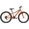 DINO BIKES Bicicletta Ragazzo MTB Plus Arancio Cambio: Shimano TY 21 6 Speed 24 Pollici