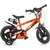 DINO BIKES Bicicletta Bambino 12 MTB Arancio Con Rotelline Stabilizzatrici