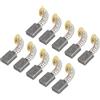 PATIKIL Carbonio Spazzole Spazzola Carbone Ricambio 16x12.5x6.5mm per Motori Elettrici Potenza Strumento Angolo Smerigliatrice Tavolo Ricambio Parte Riparazione, 10pz