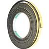 QUARKZMAN 10mm W 2mm T 16.4ft Schiuma Sigillante Nastro x 1 Pezzo Auto Adesivo EVA Meteo Spogliazione Suono Prova Sigillo Strisce per Porte Blocco Separazione