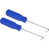 PATIKIL O-Ring 90 Gradi Ganci 142mm, 2pz Olio Guarnizione Guarnizione Precisione Cacciavite Estrattore Rimozione Rimozione Strumento, Blu