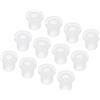 QUARKZMAN 20pz Occhielli in Gomma Diametro Montaggio 8mm ID 4,5mm H 10mm Guarnizioni Trasparenti Protezione Passacavi in Gomma per Cavi Tubi