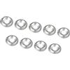 PATIKIL 4.8mm ID 304 Inox Acciaio Svasato Finitura Coppa Rondella, 100pz Finitura Rondella per Fissaggio, Argento Tono
