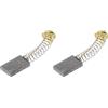 PATIKIL Carbonio Spazzole Spazzola di Carbone di Ricambio 25x16x5mm per Motori Elettrici Potenza Strumento Angolo Smerigliatrice Tavolo Ricambio Parte Riparazione, 2pz