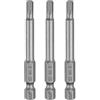 QUARKZMAN 3pz H4,0 Chiavi a Brugola per Punte da Trapano 4mm Punte Metriche Piane 1/4 Attacco Esagonale 65mm (2,56) Punta Cacciavite Esagonali Magnetico Lungo Industriale per Viti