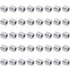 QUARKZMAN 40pz Spacer in Alluminio 5mm Foro x 10mm Od x 9.5mm Lunghezza Boccola di Supporto per Vite Distanziatore in Metallo Rotondo con Finitura Semplice per Viti M5, Bulloni e Aste