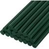QUARKZMAN 30Pz Stick Colla a Caldo Mini 7mm x 100mm Colla a Caldo Bastoncini Piccoli Ricariche per Pistola, Verde Scuro