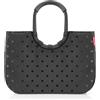 REISENTHEL OR7076 LOOPSHOPPER L FRAME Borsa sportiva Unisex Adulto GLOSSY DOTS BLACK Taglia Unica