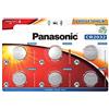 ‎Corp. Panasonic - CR2032, Batterie a bottone al litio 3 V, 225 mAh, blister da 6