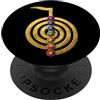 Spiritual Reiki Zen Yoga Meditation Simbolo Reiki Choku Rei Kundalini Chakra Meditazione Yoga PopSockets PopGrip Adesivo