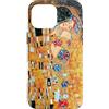 Just Art Cases Co. Dipinto Del Bacio Klimt Fine Art History Cover Telefono Custodia per iPhone 16 Pro Max