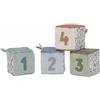 Set di cubi morbidi Forest Friends Little Dutch