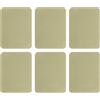 QUARKZMAN 6Pcs Toppe in Ferro per Riparazione Abbigliamento, Toppa di Riparazione Tessuto Cotone per Vestiti Pantaloni Borse, 5x4 inch Cachi