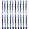 QUARKZMAN 20 Pz 5 Pollici 12Cm Catena a Sfera, Catena a Sfera Metallico con Connettori per Ornamenti Appesi Gioielli Collana Targhetta per Cane Portachiavi Decorazione Natalizia, Blu