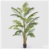 Enzo De Gasperi EDG Enzo De Gasperi Pianta Artificiale Palma Areca Vogue con Vaso H250 cm