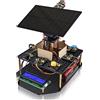 KEYESTUDIO Kit elettronico di localizzazione solare fai-da-te per Arduino UNO, sensore di temperatura e umidità, ecc. Regalo di programmazione educativa per adolescenti e adulti