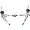 Medicom Toy Ultra Detail Mini Figures Captain Tsubasa Tsubasa Ozora & Tarou Misa