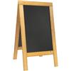 Securit Lavagna Sandwich Nature - legno naturale - 131x72,7x72 cm - Securit - D06327