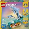 LEGO 31385 Creator Animali marini: meravigliosi delfini