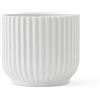 DANMARK LYNGBY Fioriera Lyngby Porcelæn media Lyngby in stile Bauhaus design senza tempo, bianco