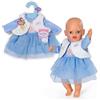 BABY born Vestito invernale 36 cm con gilet peluche e pecorella