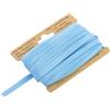 QUARKZMAN 6mm Nastro in Sbieco a Doppia Piega Continuo in Poliestere per Cucire Cucitura Trapuntatura Orlatura Rilegatura Artigianato (Azzurro, 10 Iarde)