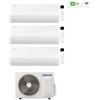 Samsung Climatizzatore Trial Split Inverter serie CEBU S2 7+7+9 btu con AJ052TXJ3KG R-32 Wi-Fi Integrato 7000+7000+9000