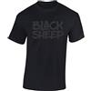Baddery Maglietta: Pecora Nera - Black Sheep - Ovino - T-Shirt Hip Hop Rap - Regalo - Urban Streetwear - Gangster Bandito - Outlaw - Moto - Biker - Nerd Gaming - Tuning - USA (XL)