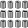 PATIKIL Distanziali Acciaio M4 12pz Distanziali Metallici Acciaio 4,5 Mm ID x 8 Mm OD x 10 Mm L Vite Distanziale Acciaio Carbonio Distanziatore Rotondo per Bulloni a Vite M4 o 1/6