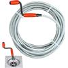 JAADU Stura Lavandini e Scarichi,Sonda Sturatubi Professionale（5 m x 6 mm）Stura Tubi di Scarico, Stura wc Stura Lavandini Per La Pulizia Delle Tubature di Cucina e Toilette Furetto
